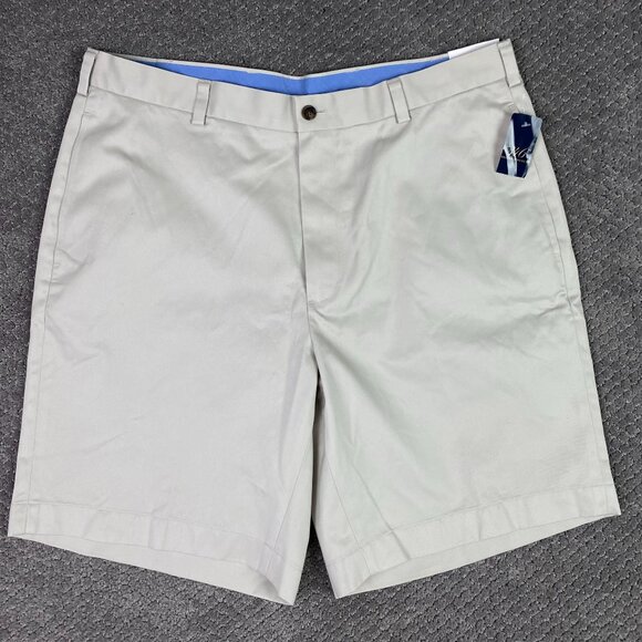 Brooks Brothers 346 Lightweight Advantage Chino Shorts Men's 36 Beige Cotton - Picture 1 of 14